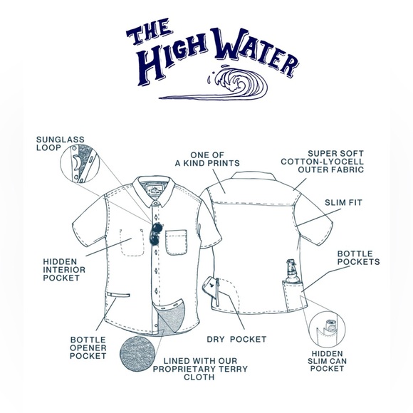 California Cowboy High Water Bird of Paradise Shirt - Picture 8 of 12